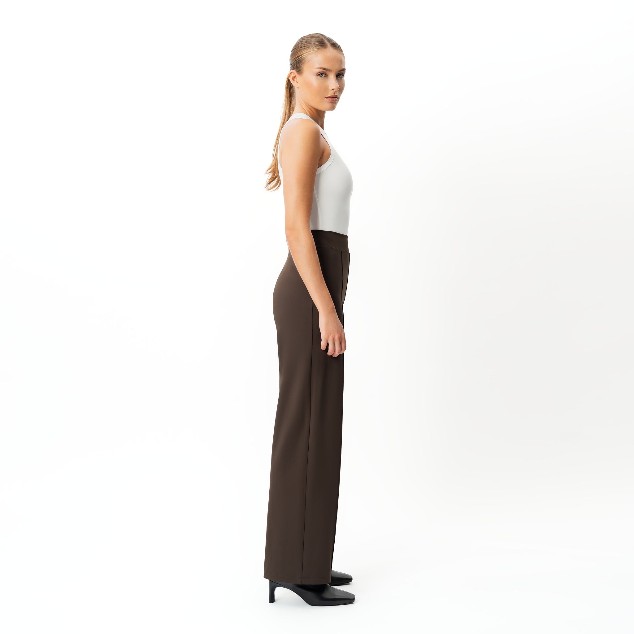 Asana Relaxed Front Crease Pant - Ninepine