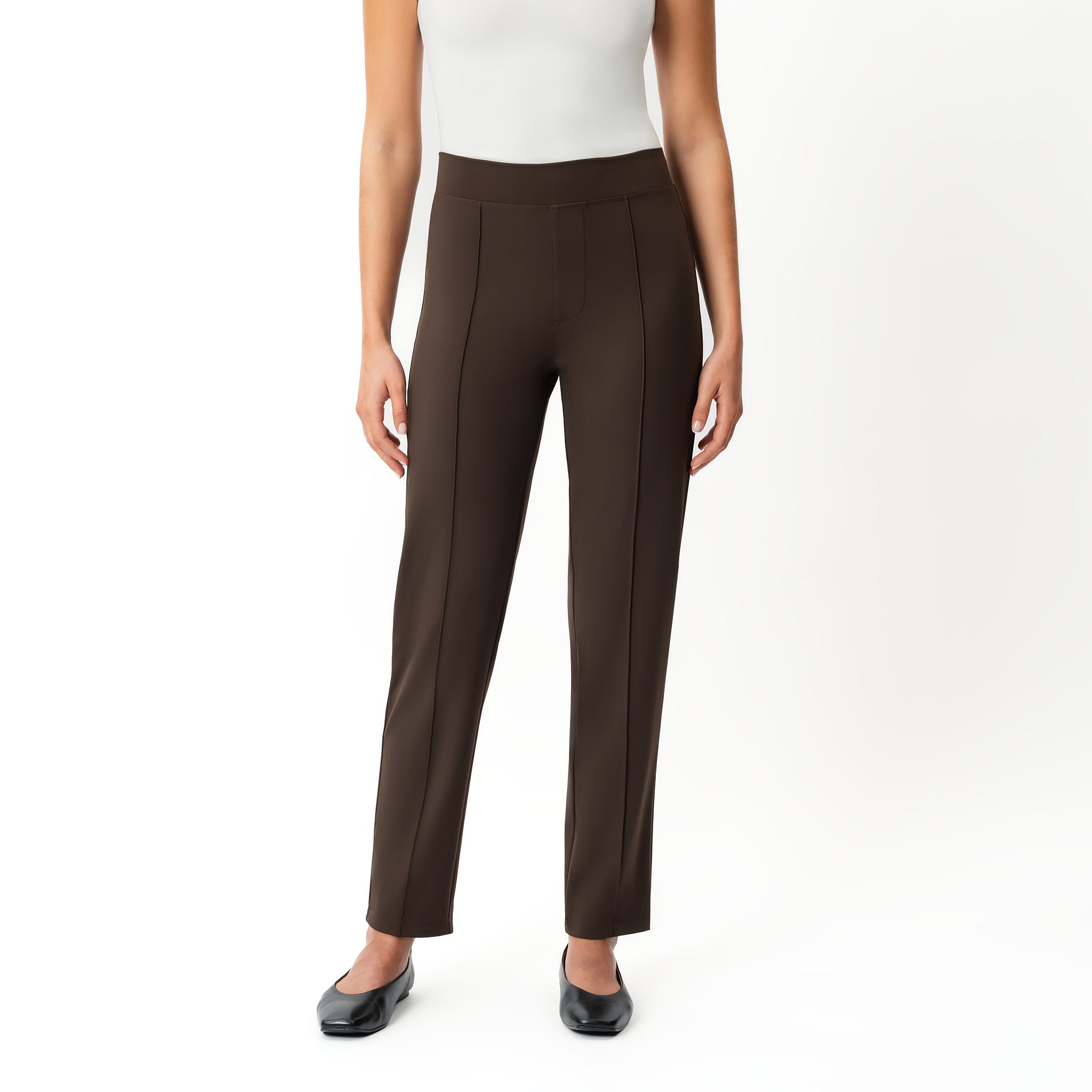Asana Slim Front Crease Pant - Ninepine