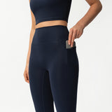 Asana Pocket Legging II Old - Midnight Blue - Ninepine