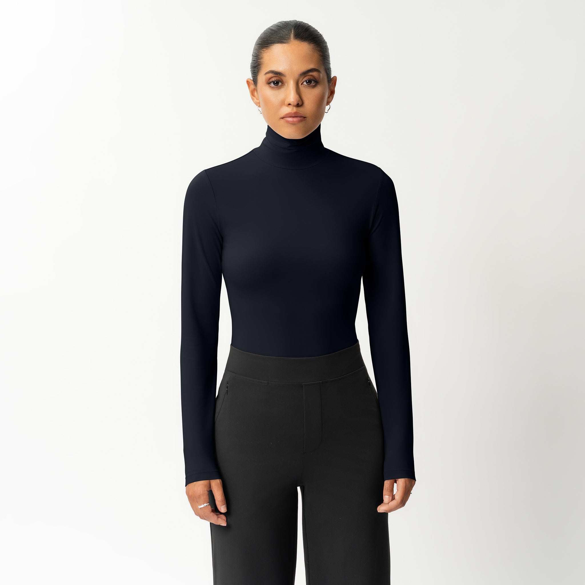 Soft Turtleneck Long-sleeve - Ninepine