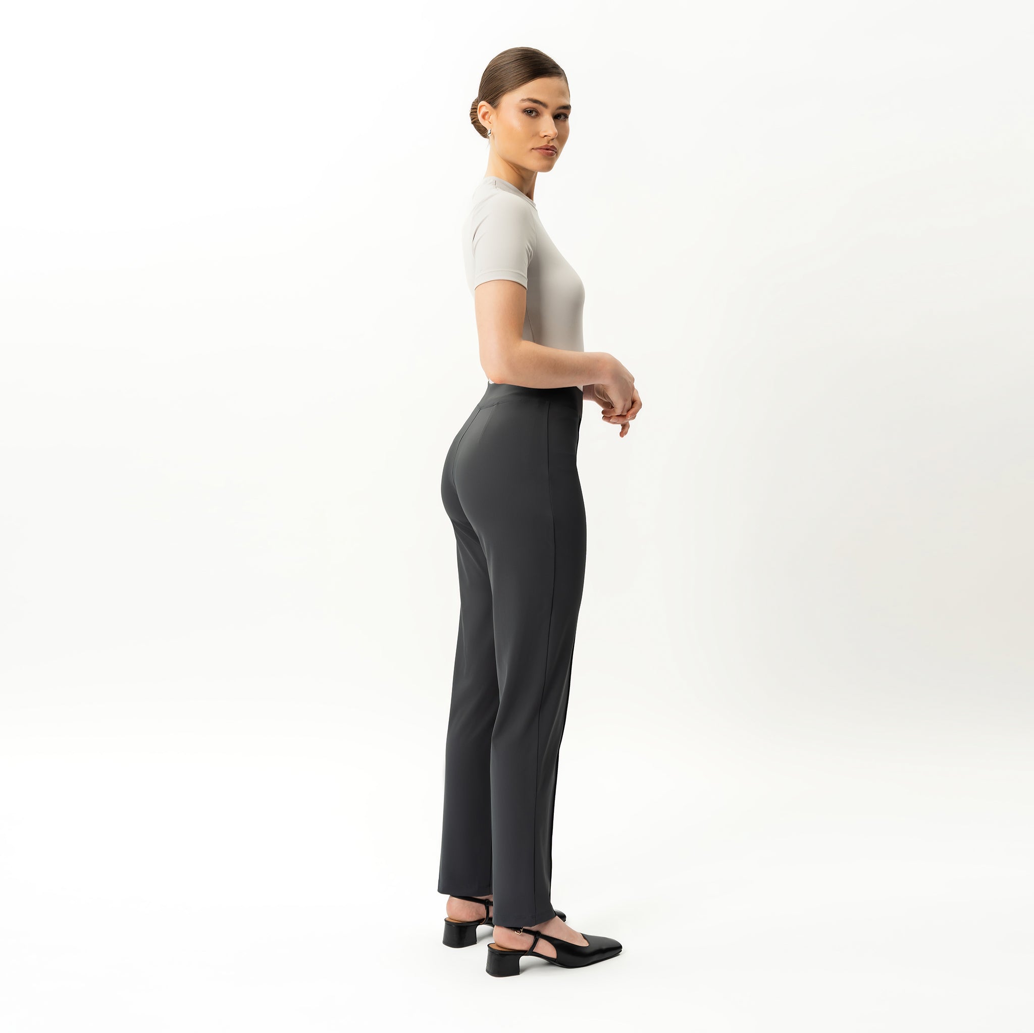 Asana Slim Front Crease Pant - Ninepine