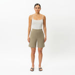Light Ponte Shorts - Ninepine