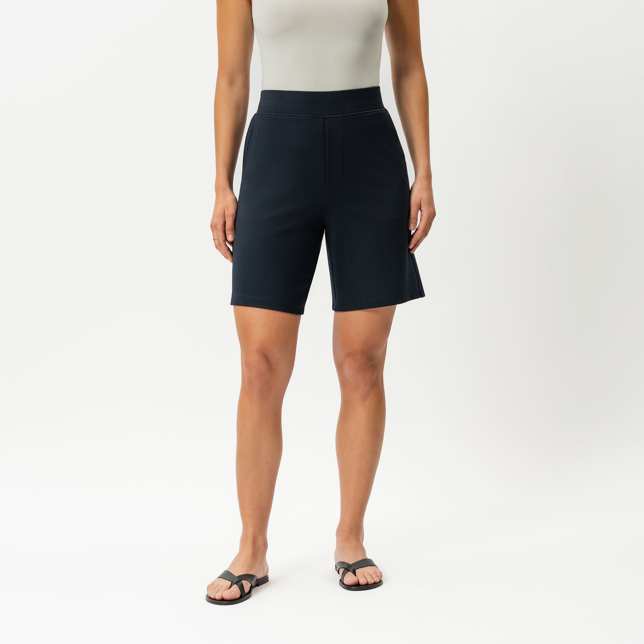 Light Ponte Shorts