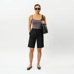 Light Ponte Shorts - Ninepine