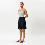 Light Ponte Shorts - Ninepine
