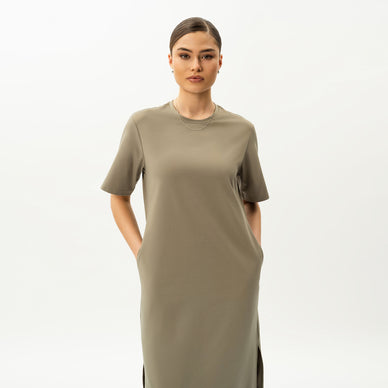 Black Bodycon Bodycon T Shirt Midi Dress Summer T-Shirt Dress Ninepine