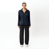 Asana Relaxed Quarter-zip - Ninepine