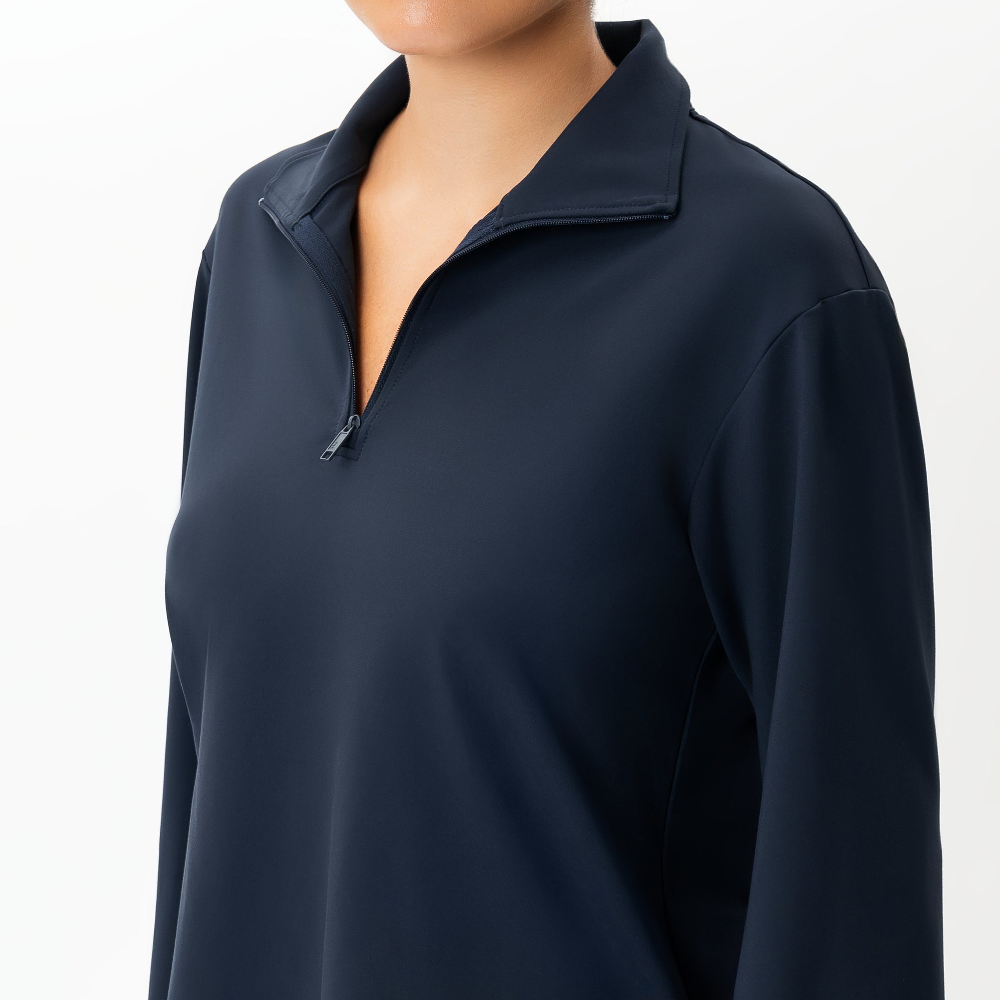Asana Relaxed Quarter-zip - Ninepine