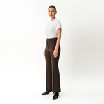 Crepe Bootcut Trouser - Ninepine