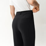 Crepe Relaxed Trouser - Ninepine