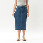 Stretchy ComfortDenim™ Skirt - Ninepine