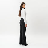 Tailored Ponte Bootcut Trouser - Ninepine