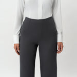 Tailored Ponte Relaxed Trouser - Ninepine