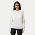 Lambswool Crewneck Sweater - Off White - Ninepine
