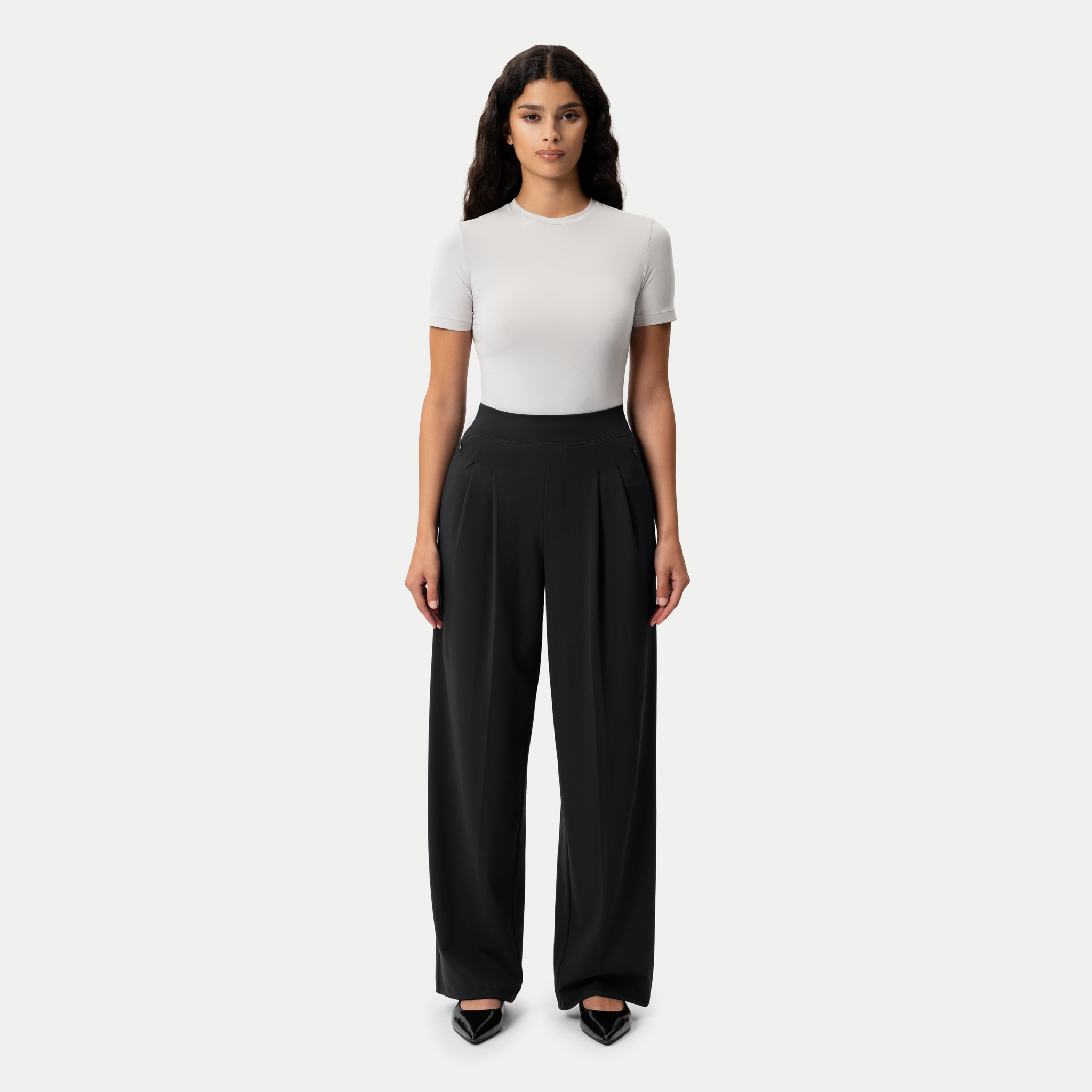 Asana Double Pleat Pant - Ninepine