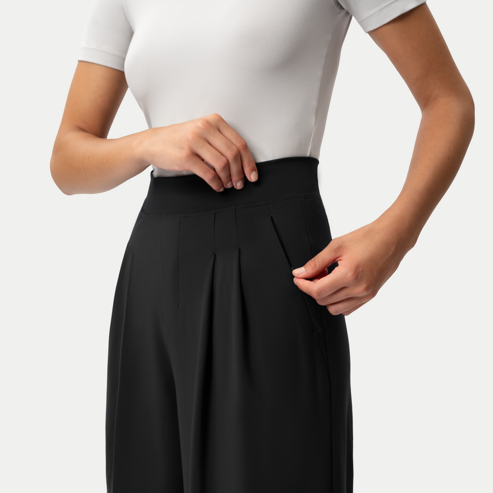 Asana Double Pleat Pant - Ninepine