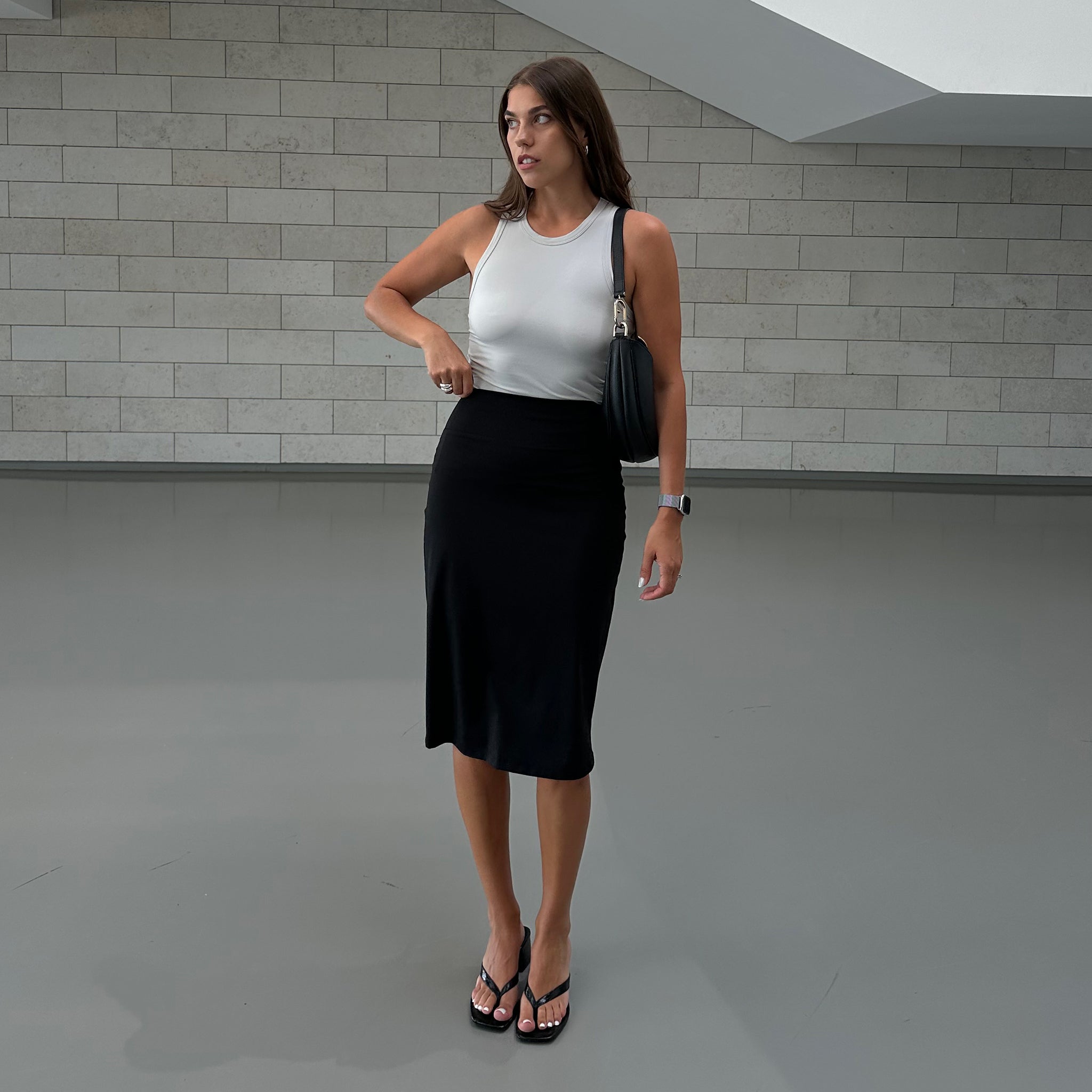Asana Midi Skirt - Ninepine