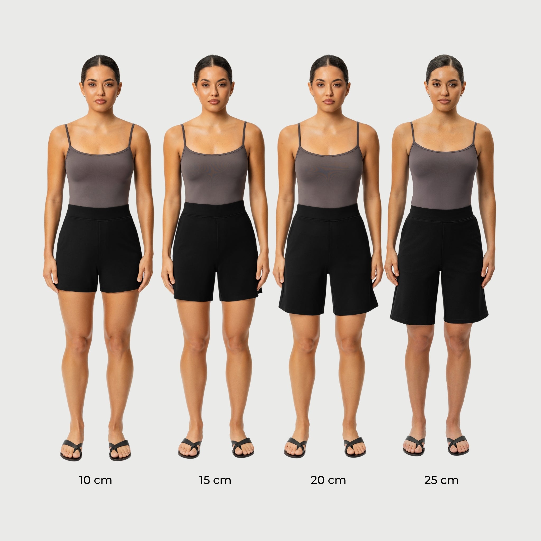 Light Ponte Shorts - Ninepine